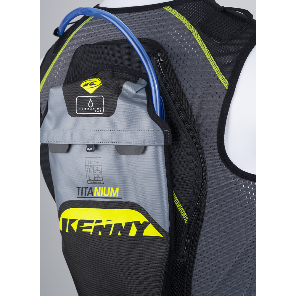 Kenny - Gilet de protection sans manches Tracer Water+ Gris / Jaune