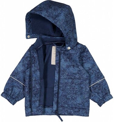 Wheat Henning Softshelljakke, Navy Linoleum