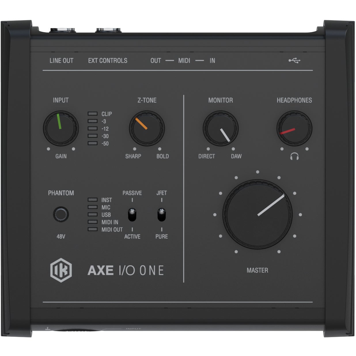 IK Multimedia Axe I/O One 1-in/3-out audio interface