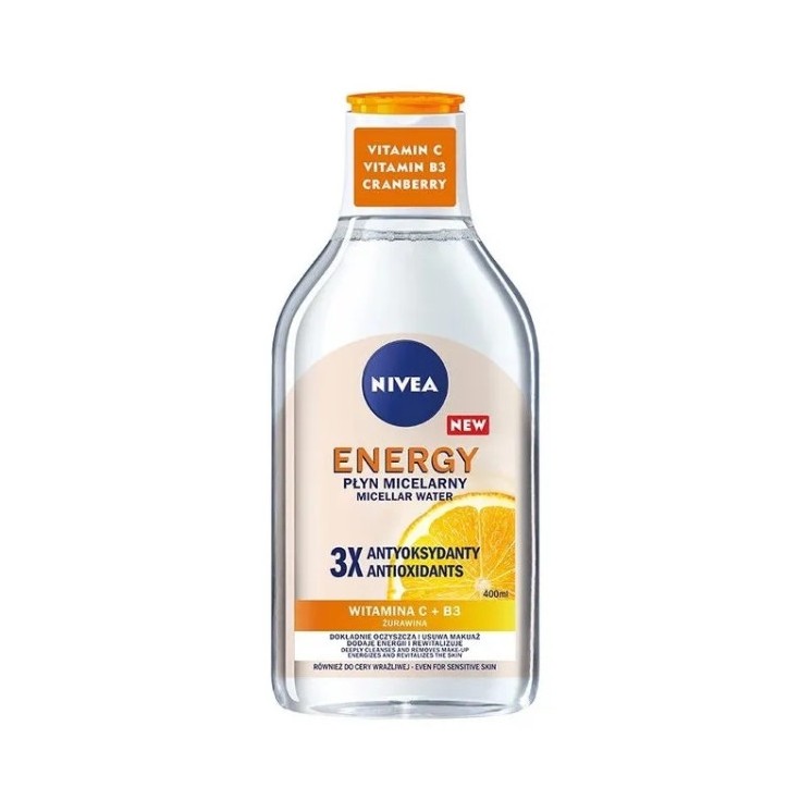 Nivea Energy Micellair water met vitamine C+B3 400 ml