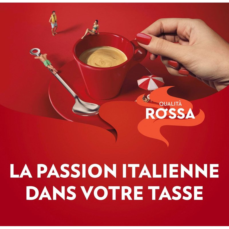 Café moulu Lavazza Qualita Rossa - paquet de 250 g