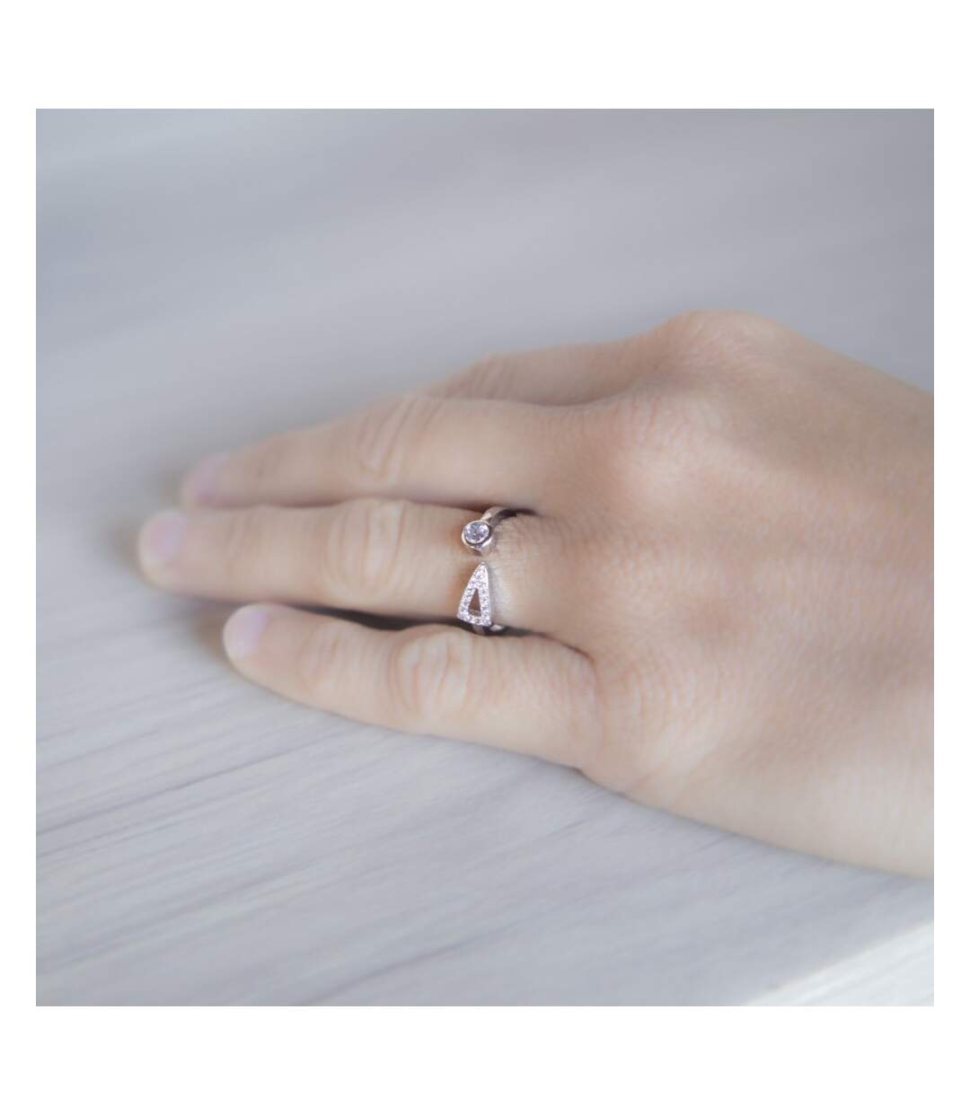 Bague Femme Ajustable ZAYA Strass
