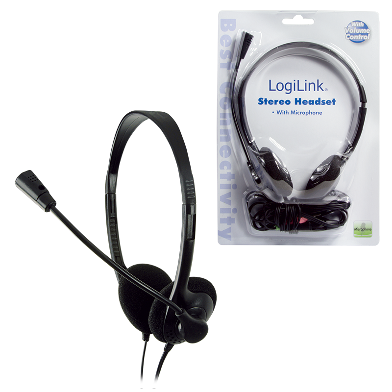 Stereo Headset Kopfhörer mit Mikrofon Easy