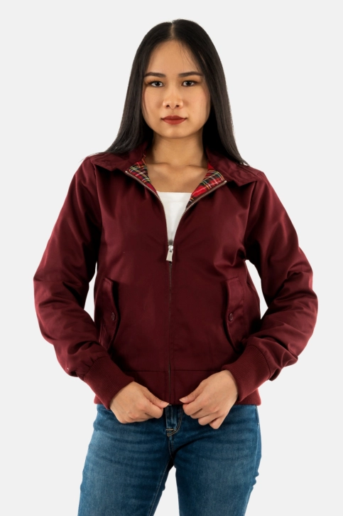 Blousons et vestes harrington original women burgundy