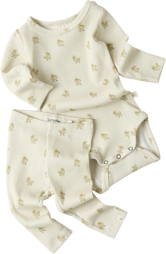 Lil' Atelier NBNLAVO EMO SLIM LEGGING LIL Turtledove/duck
