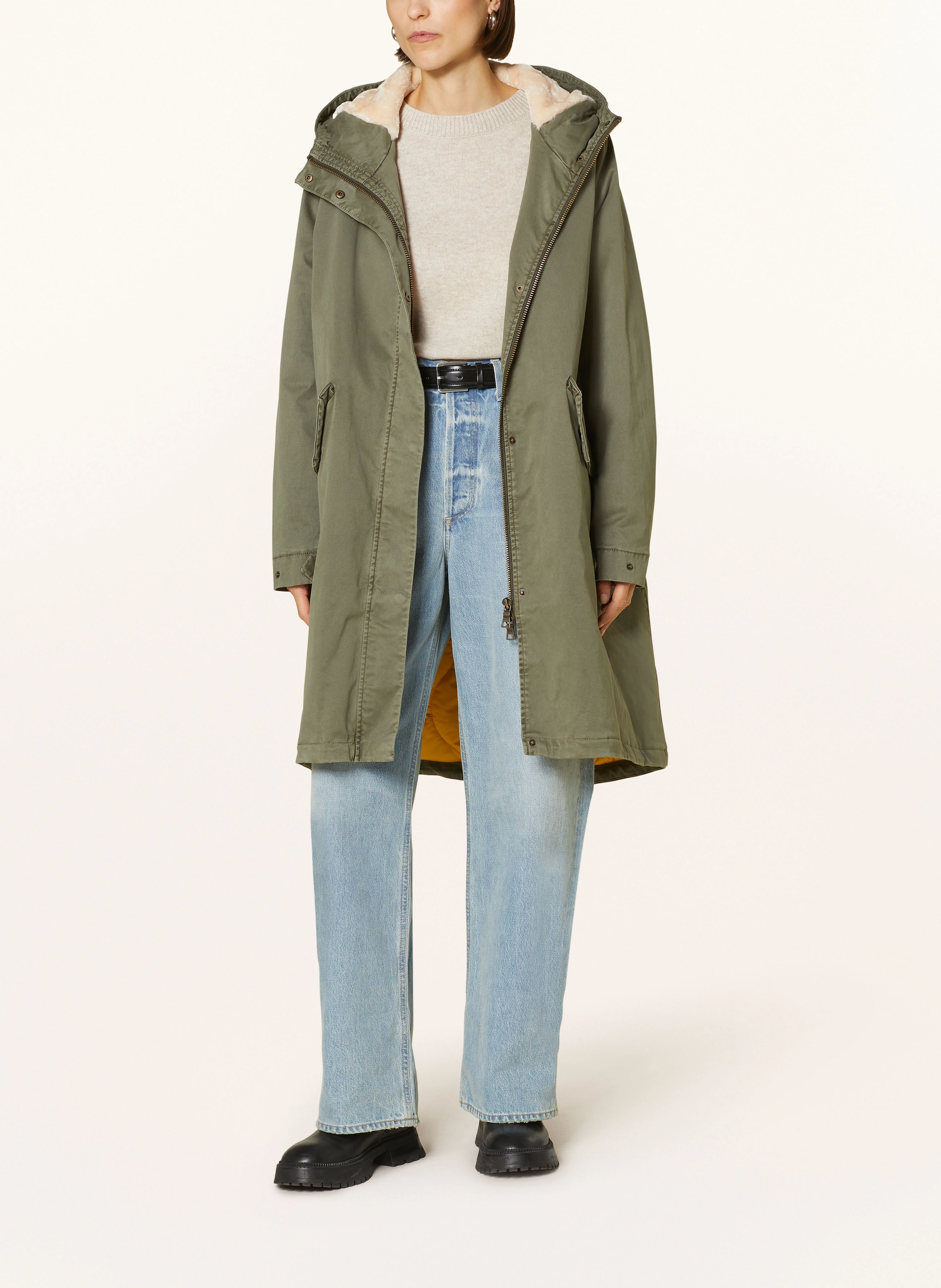 BLONDE No.8 Parka mit Kunstfell