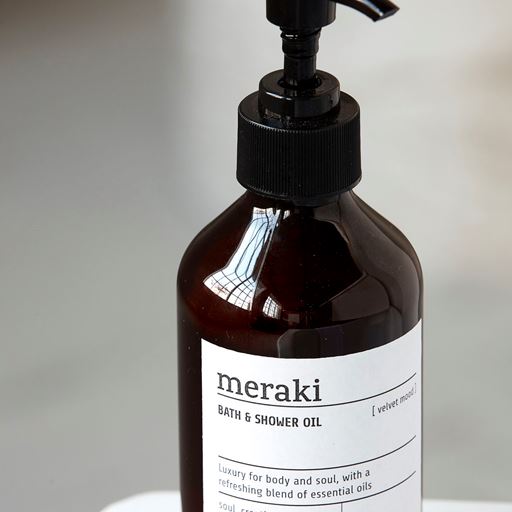 Meraki Velvet Mood Bath & Shower Oil, 275 ml