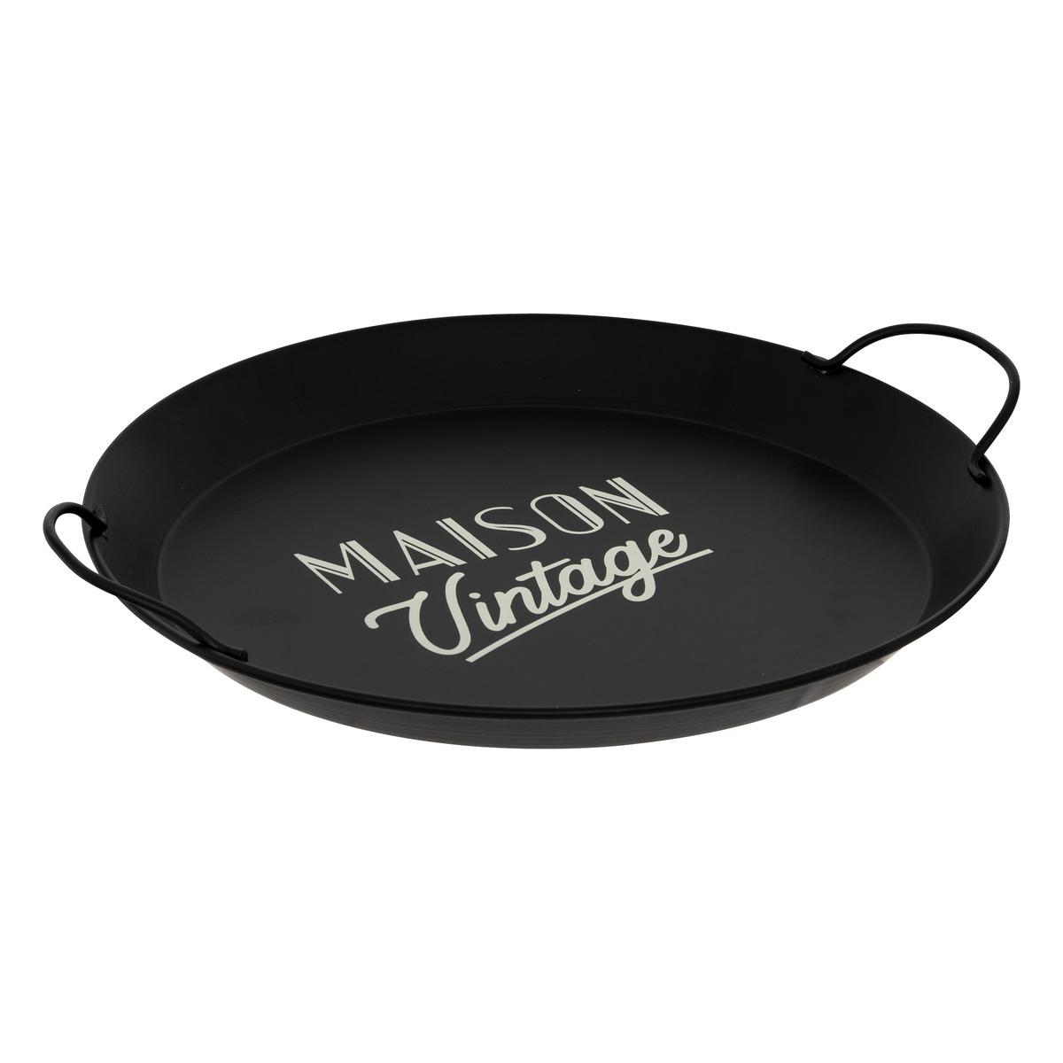 PLATEAU METAL CAFE BORDELAIS TAILLE S