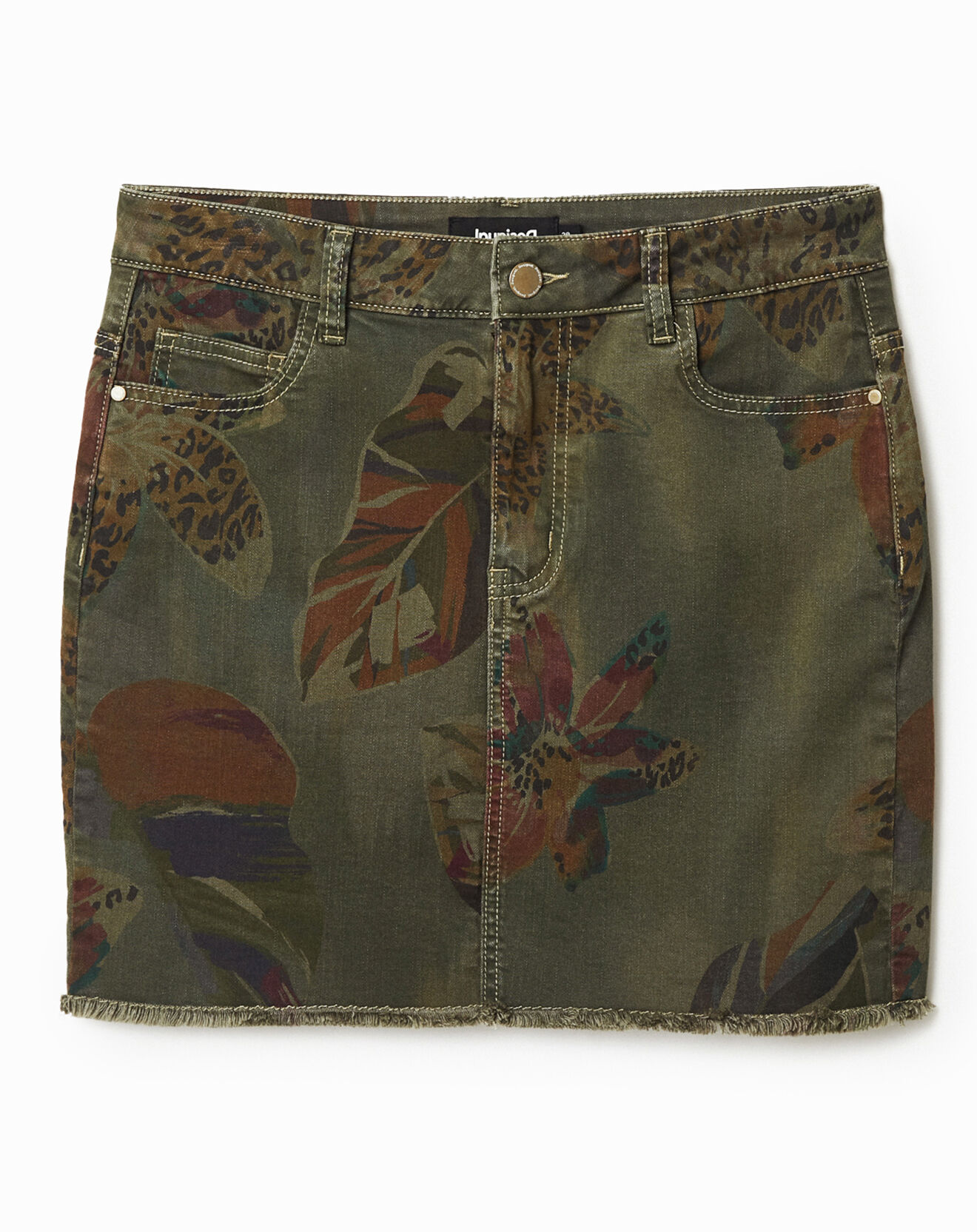 Desigual Jupe Tatum verte