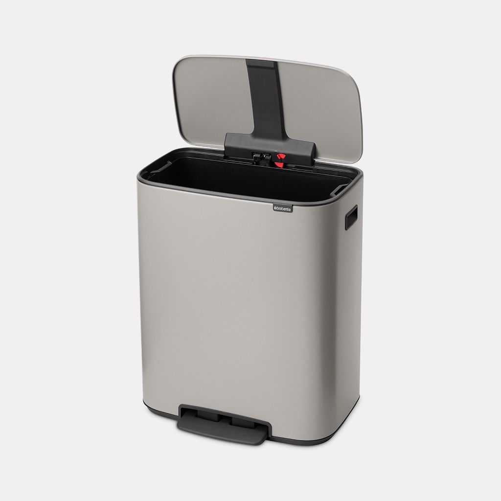Bo Pedaalemmer, 1 binnenemmer, 60 liter - Soft Grey