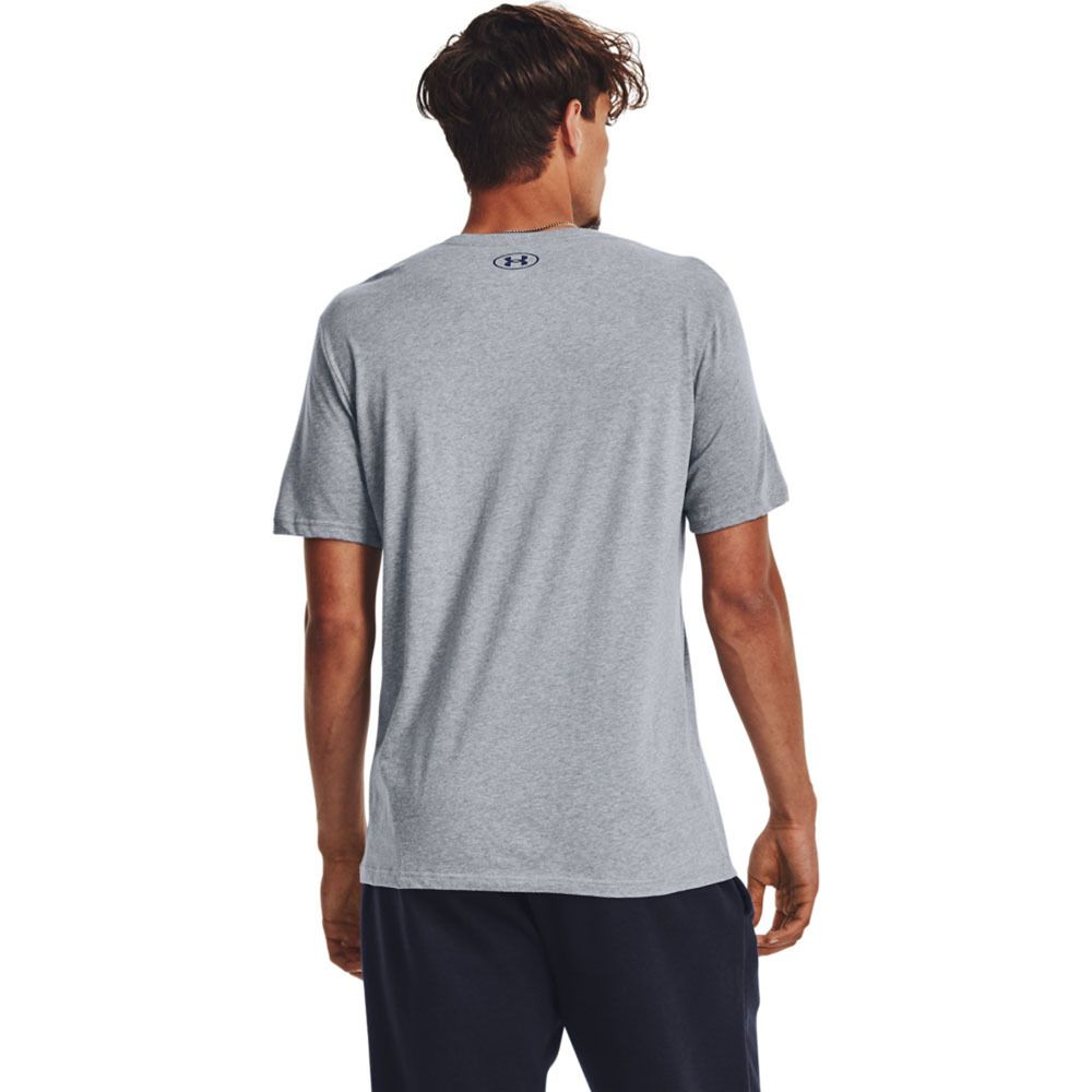 Under Armour BIG LOGO FILL - Tee-shirt Homme gris