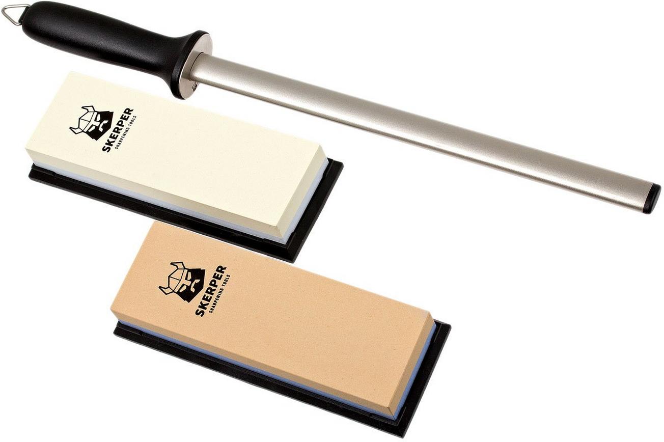 Skerper Basic slijppakket 180/600/1000/3000 met diamanten slijpstaaf, SH006