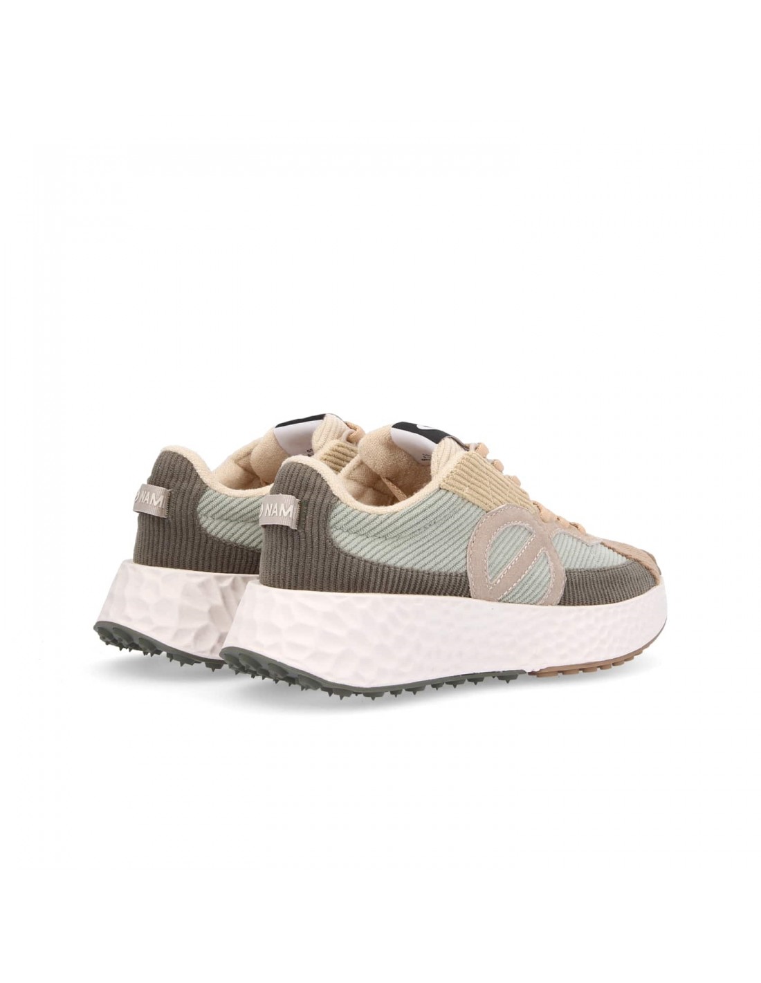 no name Baskets de ville femme carter runner Tilleul/Dune
