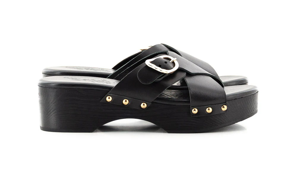 ANCIENT GREEK SANDAL - MARILISA CLOG NOIR
