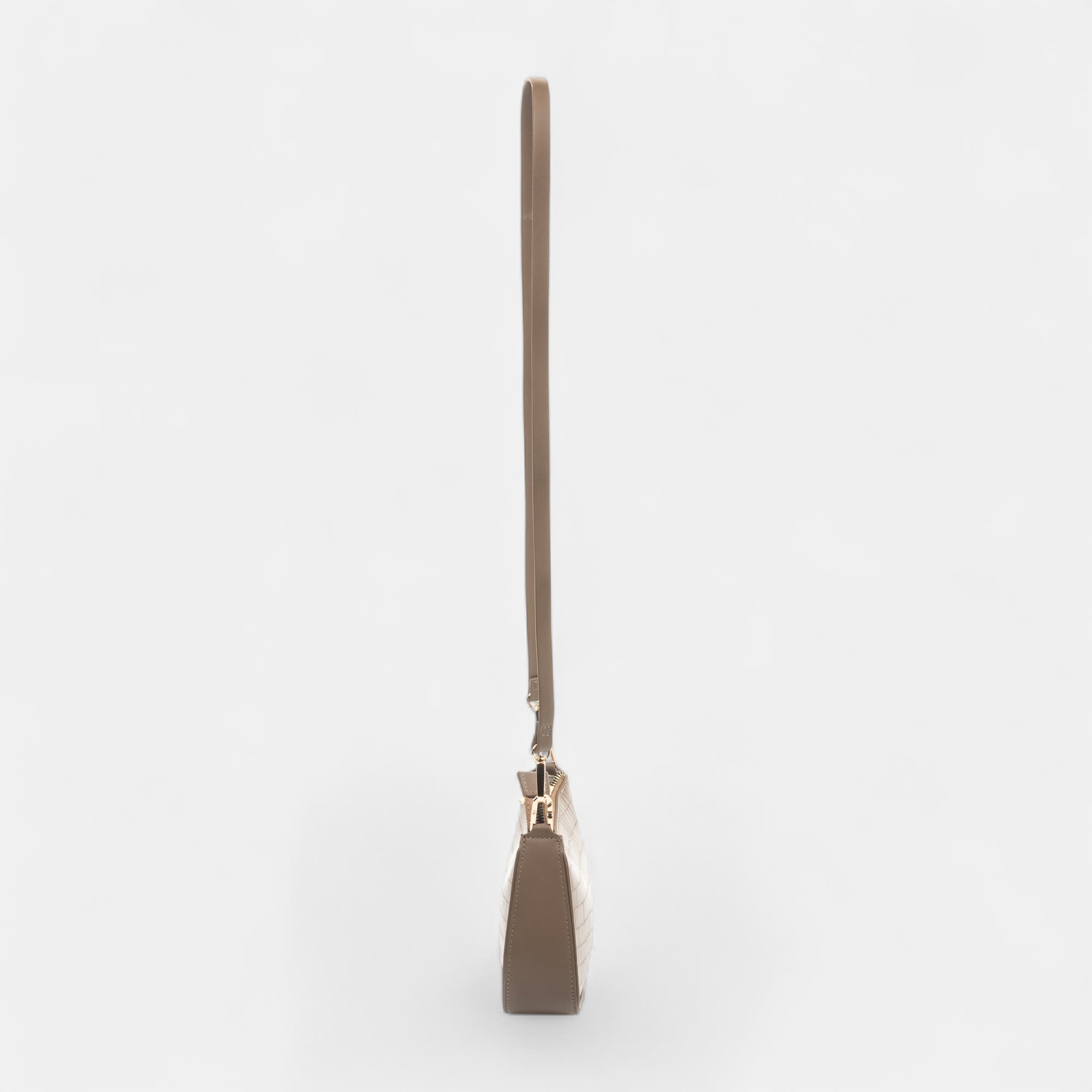 Sac bandoulière taupe