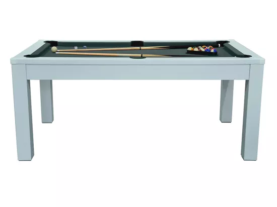 Table transformable blanche - Billard & Ping-pong - L182 x l102 x H80 cm - HENK