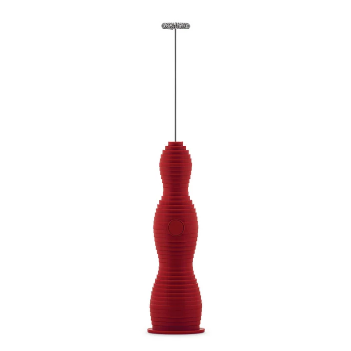 Alessi - Pulcina Milchaufschäumer, rot