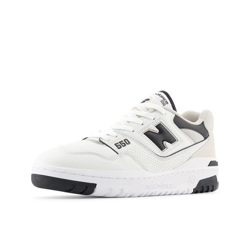 New Balance 550 Sneakers, White Black, 42.5