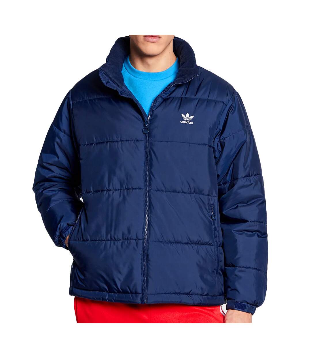 Doudoune Bleu Homme Adidas Matelassée