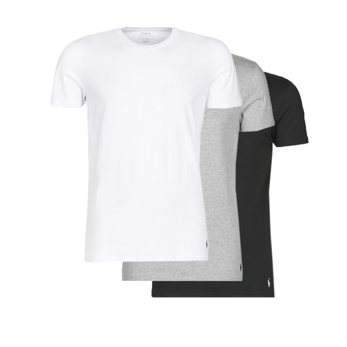 Polo Ralph Lauren - 3 PACK CREW UNDERSHIRT Negro / Gris / Blanco