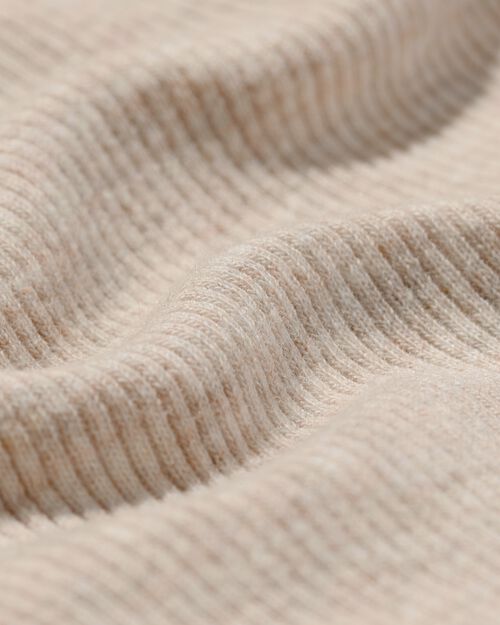 body bébé croisé évolutif côtelé avec bambou stretch sable