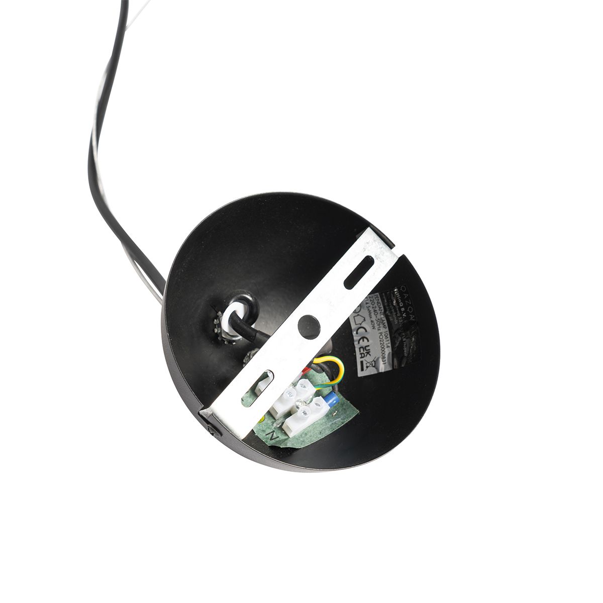 Design hanglamp zwart en goud - Cerchio