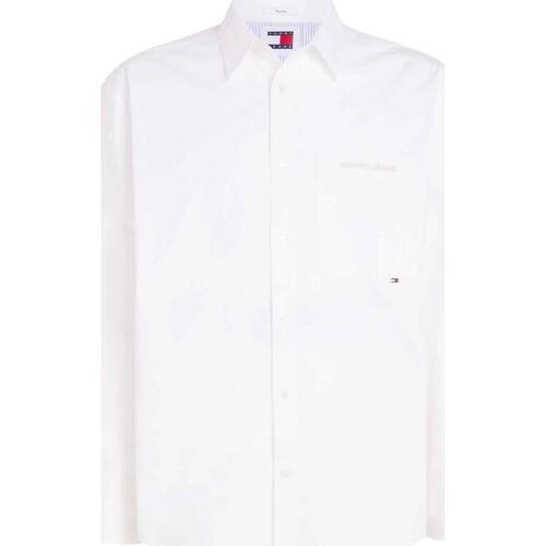 Tommy Jeans - TJM RLX CLASSIC SHIRT EXT Blanco