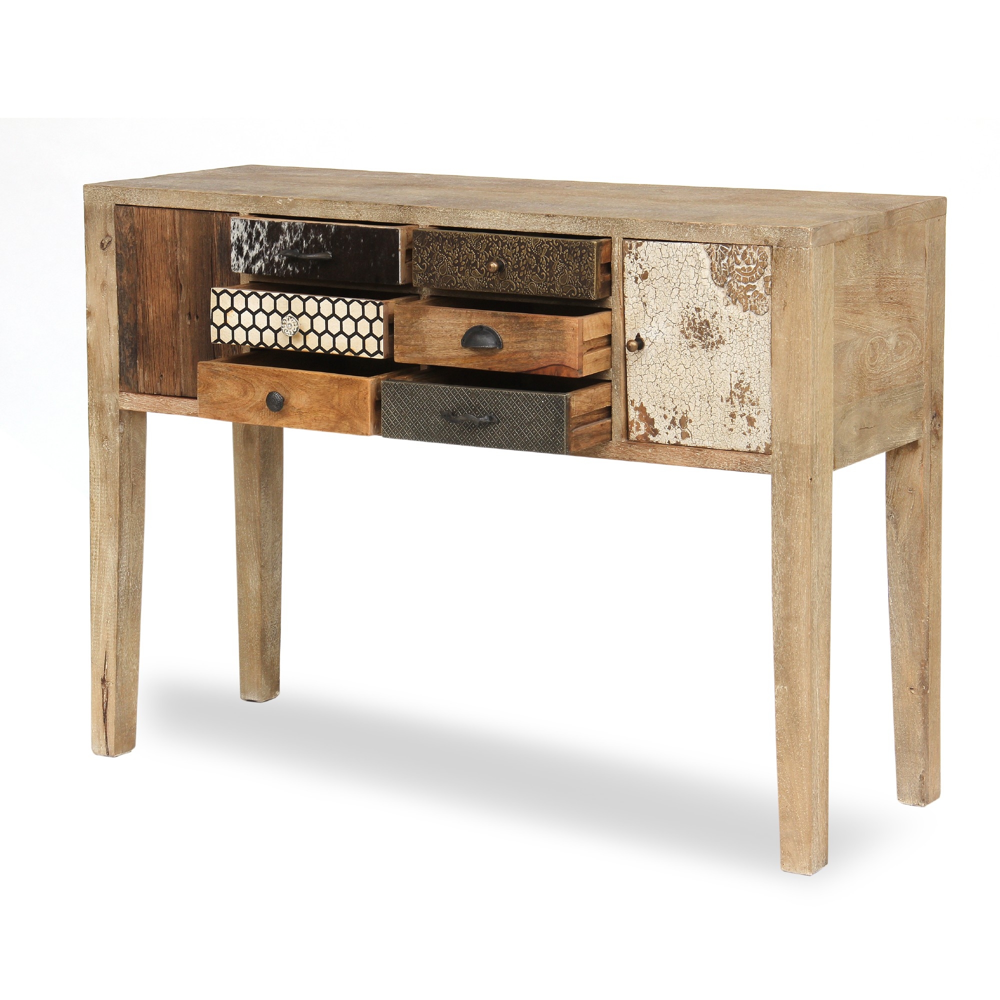 Konsolentisch 'Abeille', braun, T 40cm, B 135cm, H 95cm von fischer's lagerhaus