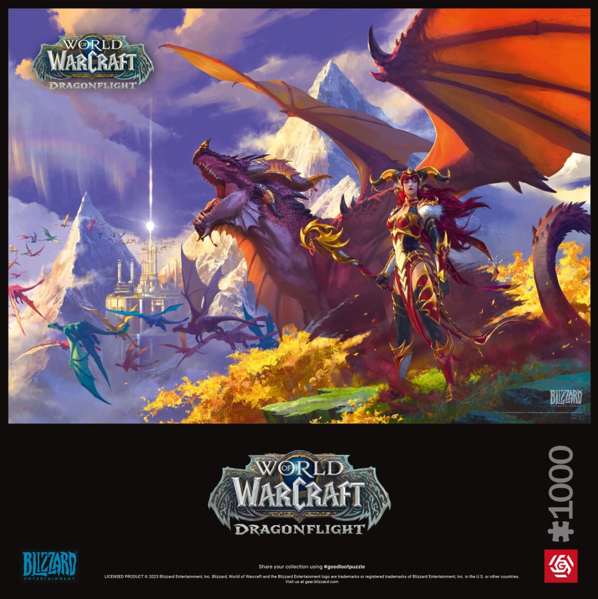 World Of Warcraft Puslespil - Dragonflight Alexstrasza - 1000 Brikker