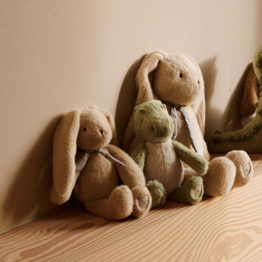 Liewood knuffelkonijn binnie - mist - 16 cm