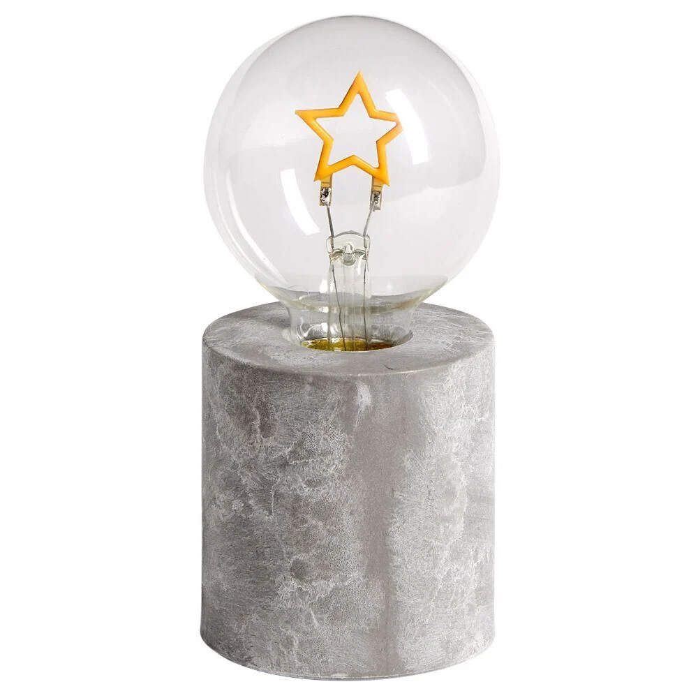 Ampoule déco LED sur socle étoile
