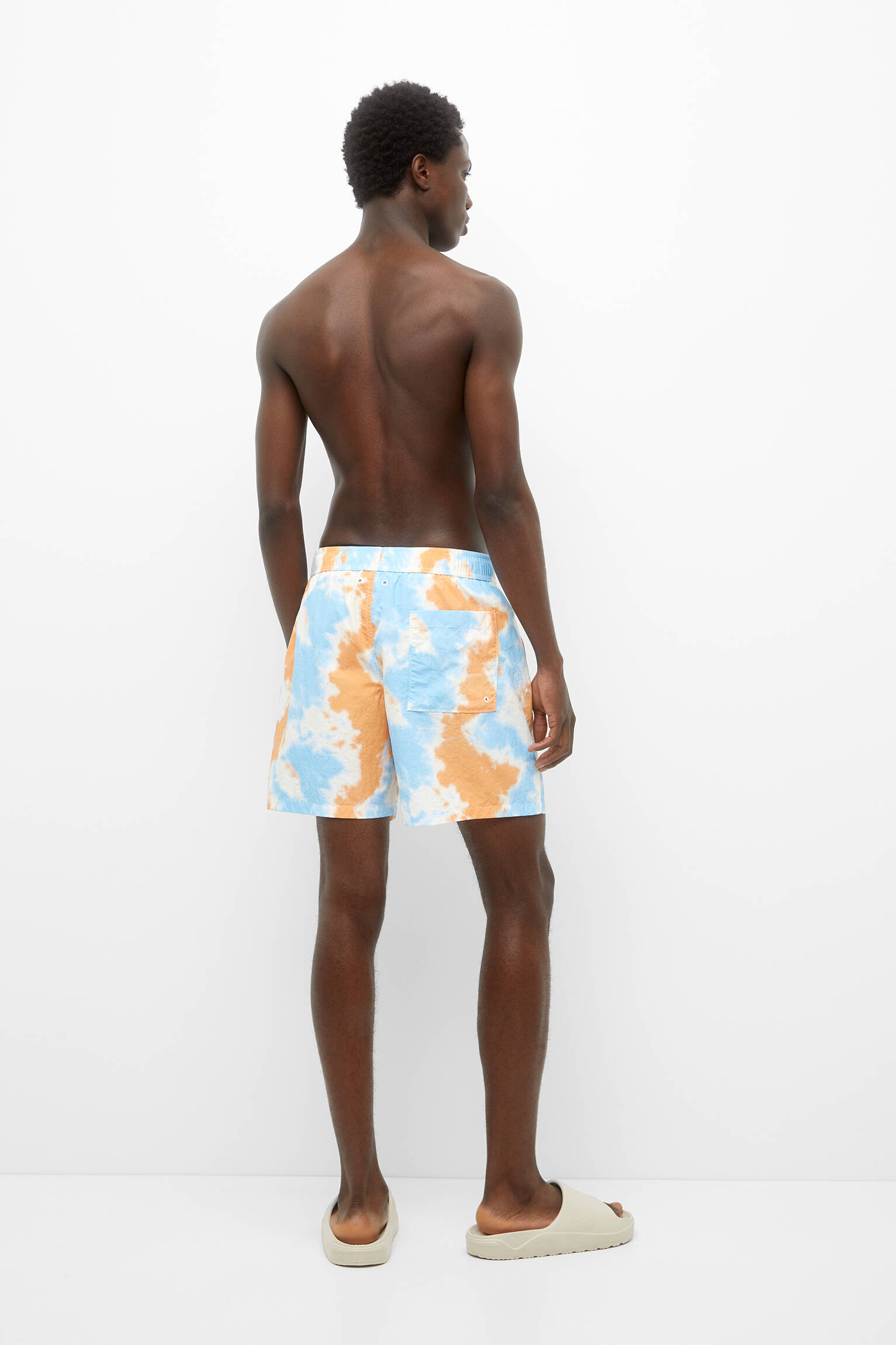 Maiô tie-dye - laranja