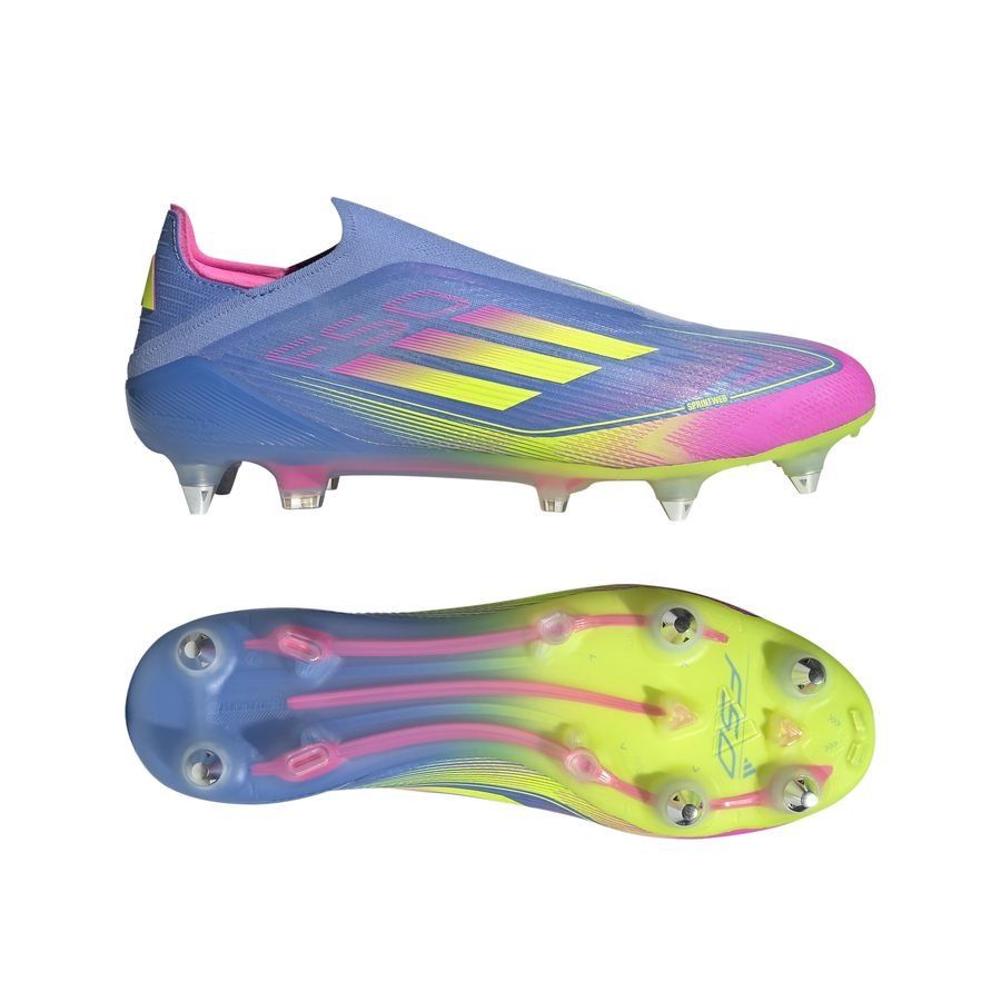adidas F50 Elite Laceless SG Celestial Victory - Blue Fusion/Lucid Lemon/Lucid Pink