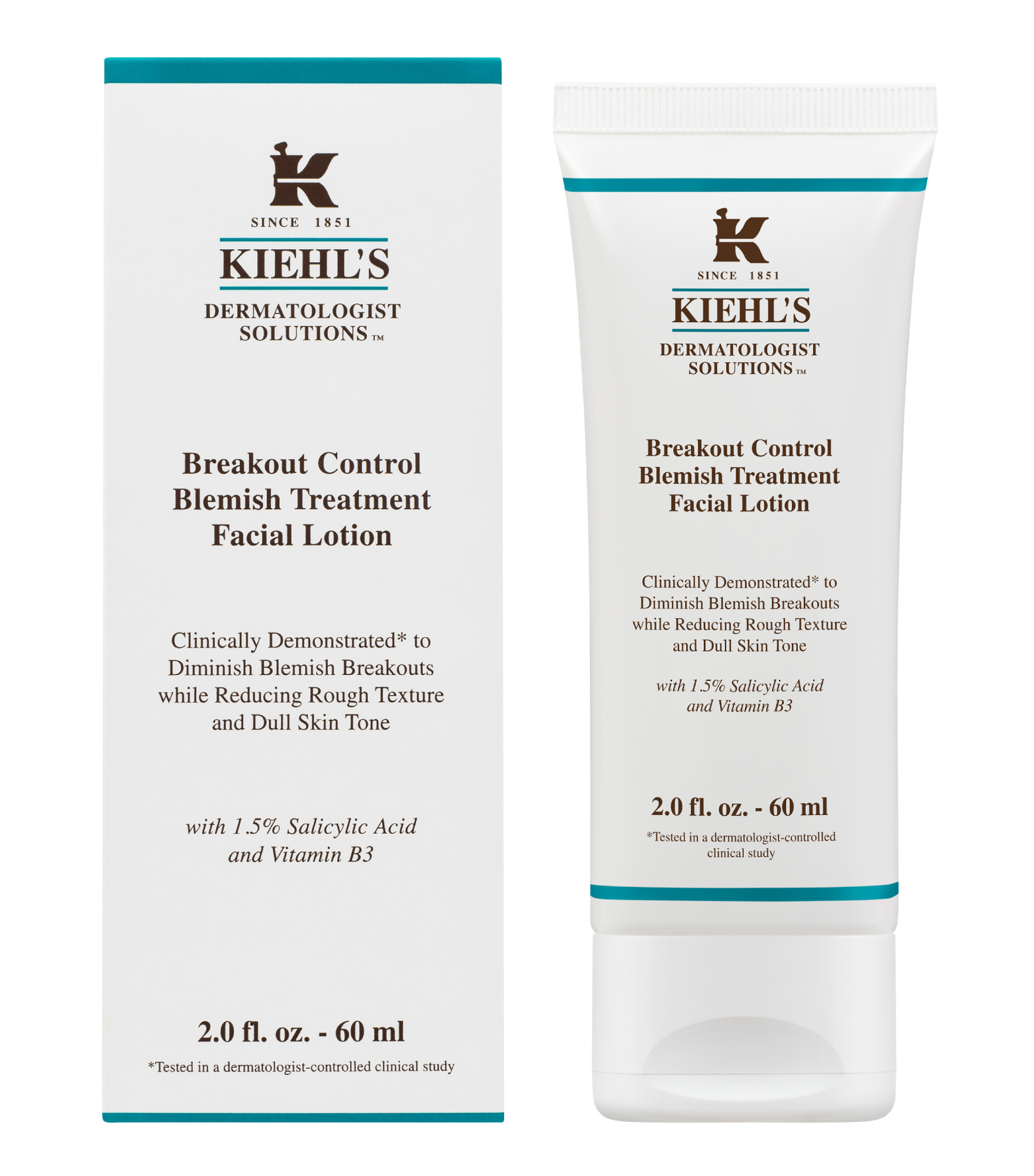 KIEHL'S Breakout Control Blemish Lot Treatment Facial Lotion Tb 60 ml