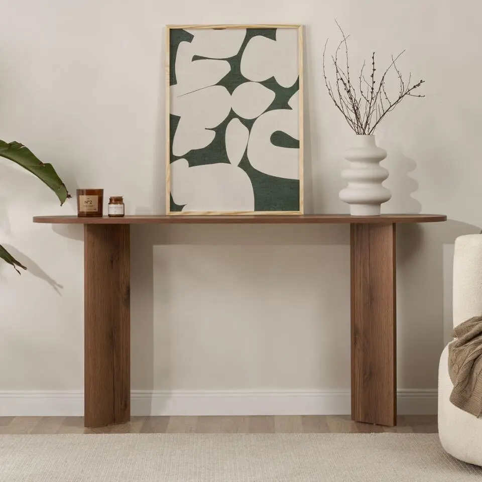CALICOSY - Sidetable SIRA - Walnoot - 75x150x35 cm
