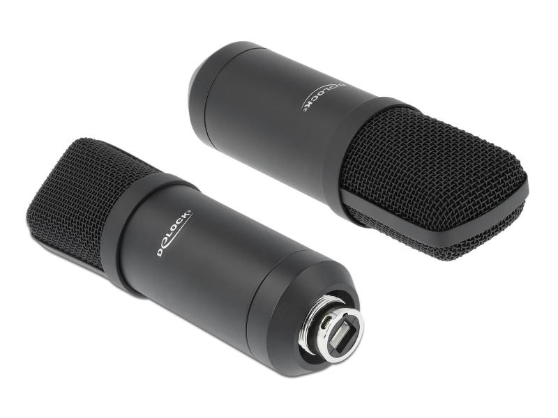 Delock Kondensatormikrofon USB für Gaming & Podcasting Delock Professionelles USB Kondensator Mikrofon Set für Podcasting und Gaming