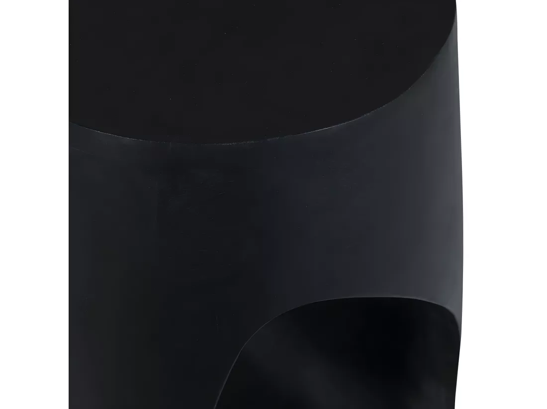 Wesi - Table d'appoint ø35cm - Noir
