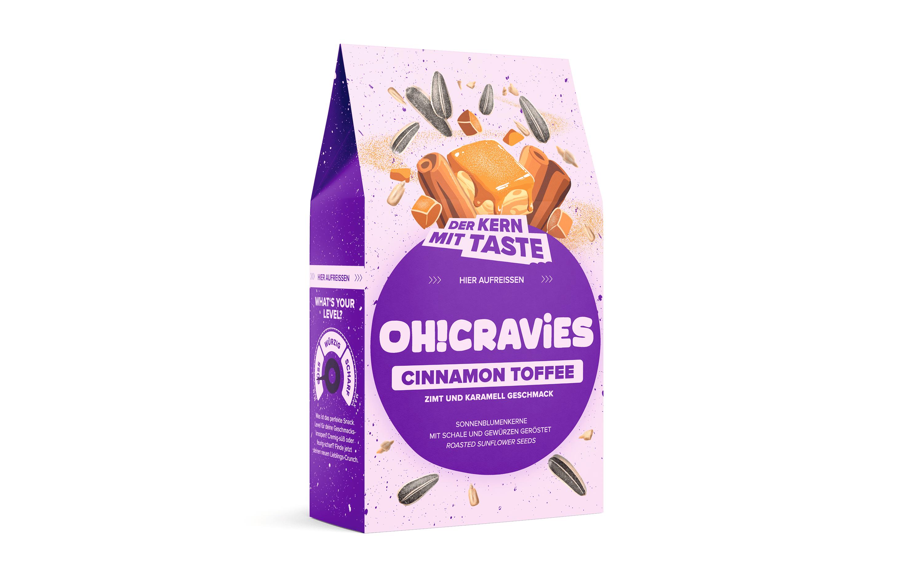 Sonnenblumenkerne Toffee 60 gHochwertiger Snack mit zartem Toffee-Geschmack aus «Die Höhle der Löwen»