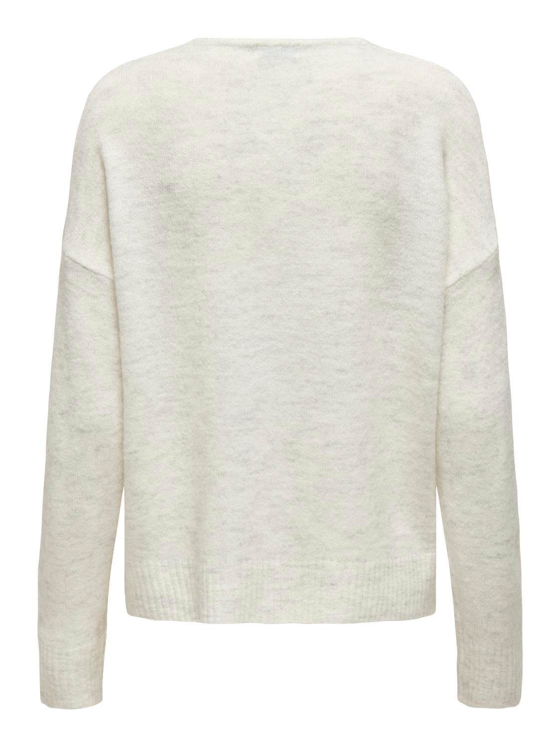 JDYELANORA Strickpullover Cloud Dancer