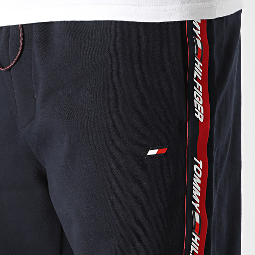 Pantalon Jogging A Bandes Tape 1282 Bleu Marine
