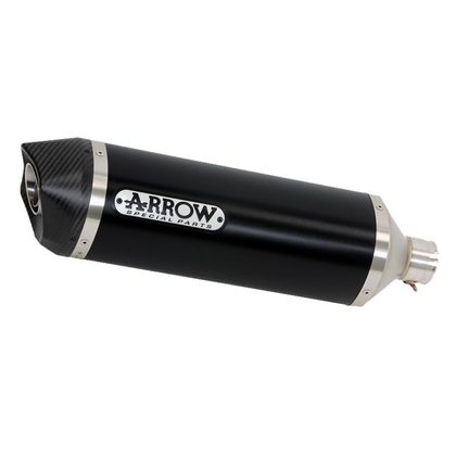 Silencieux Arrow Alu dark Maxi race-tech embout carbone