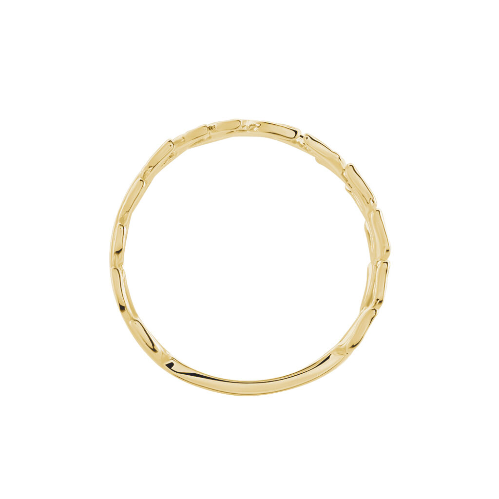 Bague Folia Plaqué Or Jaune