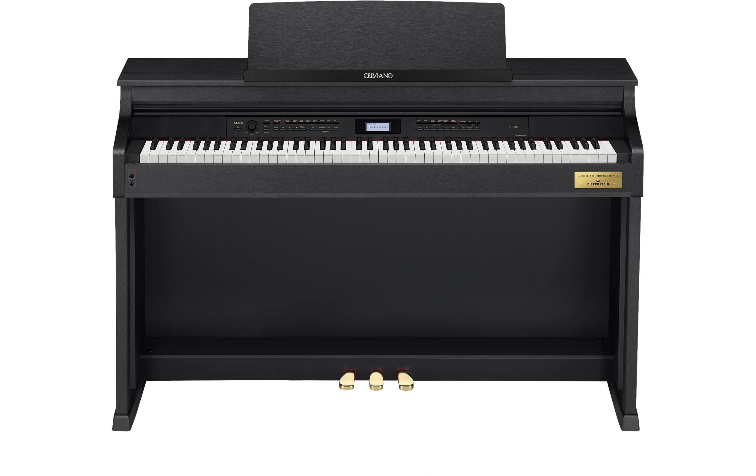 E-Piano CELVIANO AP-710BK Schwarz<br>E-Piano mit gewichtetem Tri-Sensor-Scaled-Hammer-Action-Keyboard II mit 88 Tasten