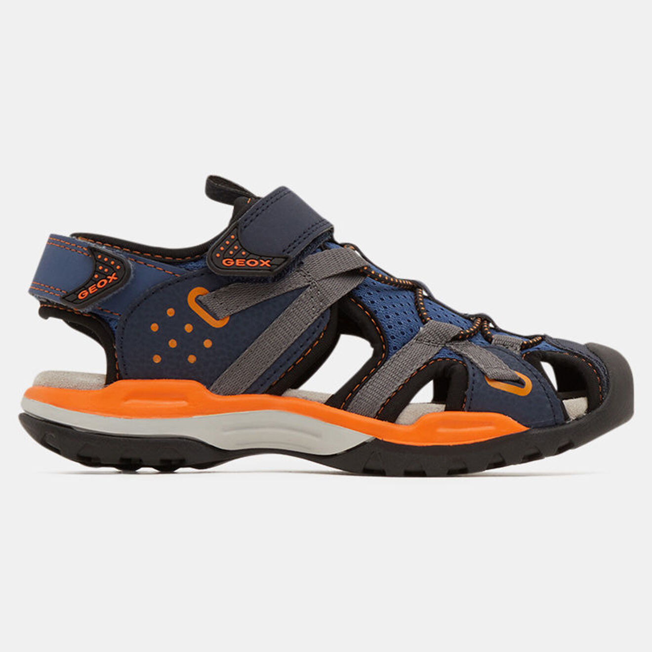 Geox Sandales de randonnée Borealis bleu/orange