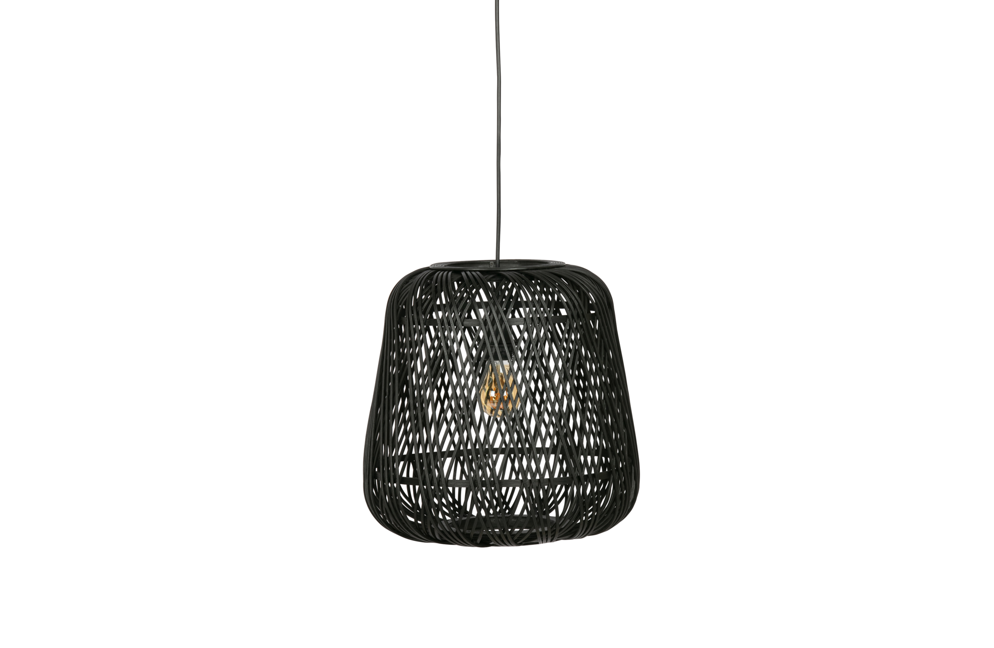 Hanglamp Moza 36x36cm - Zwart