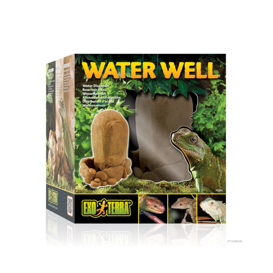 Fonte de água Exo Terra Water Well Reptile Rock