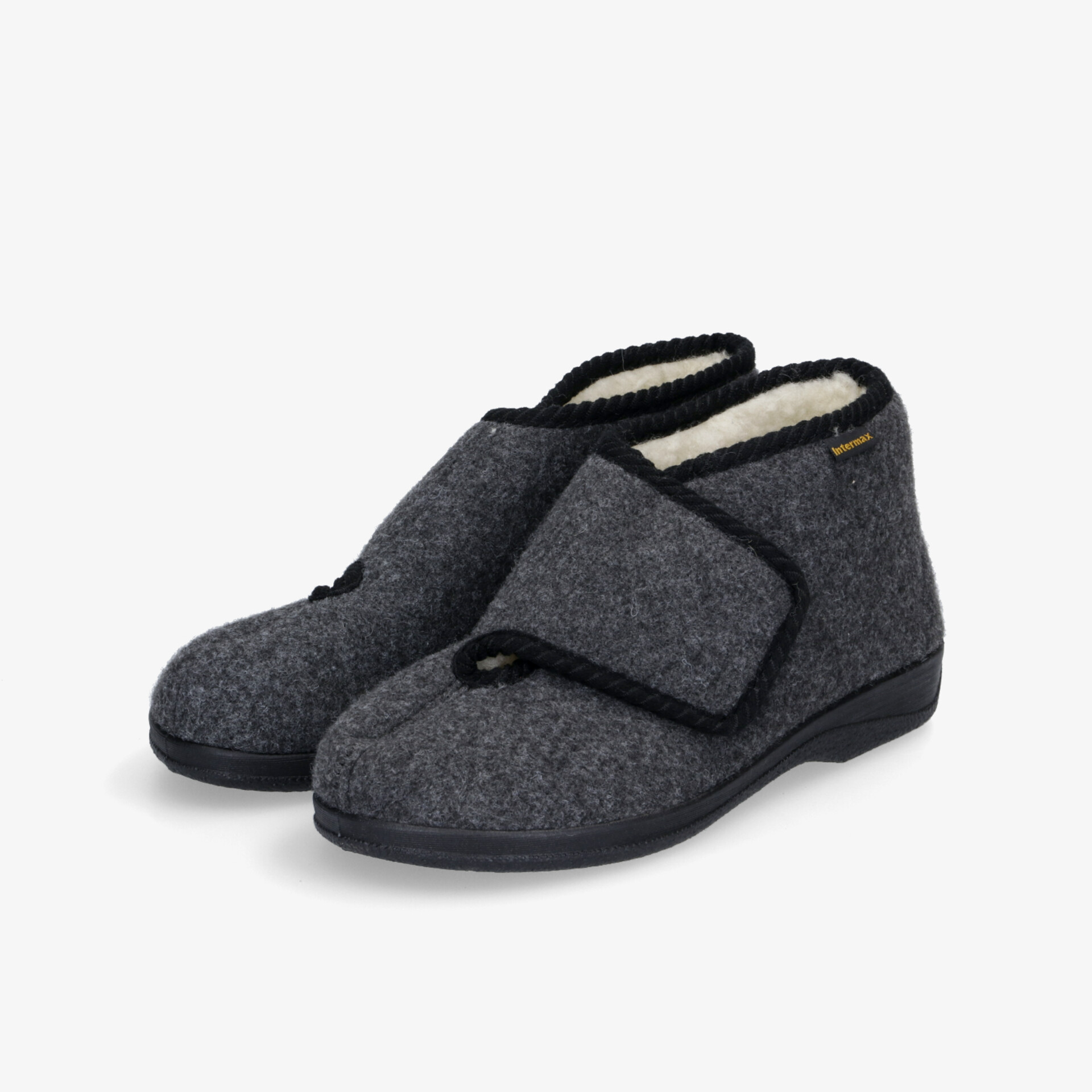 INTERMAX Herren Hausschuhe - grau | Bequem & stylish | Jetzt bei reno.de