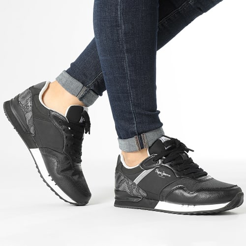 Baskets Femme London Rider PLS31526 Black