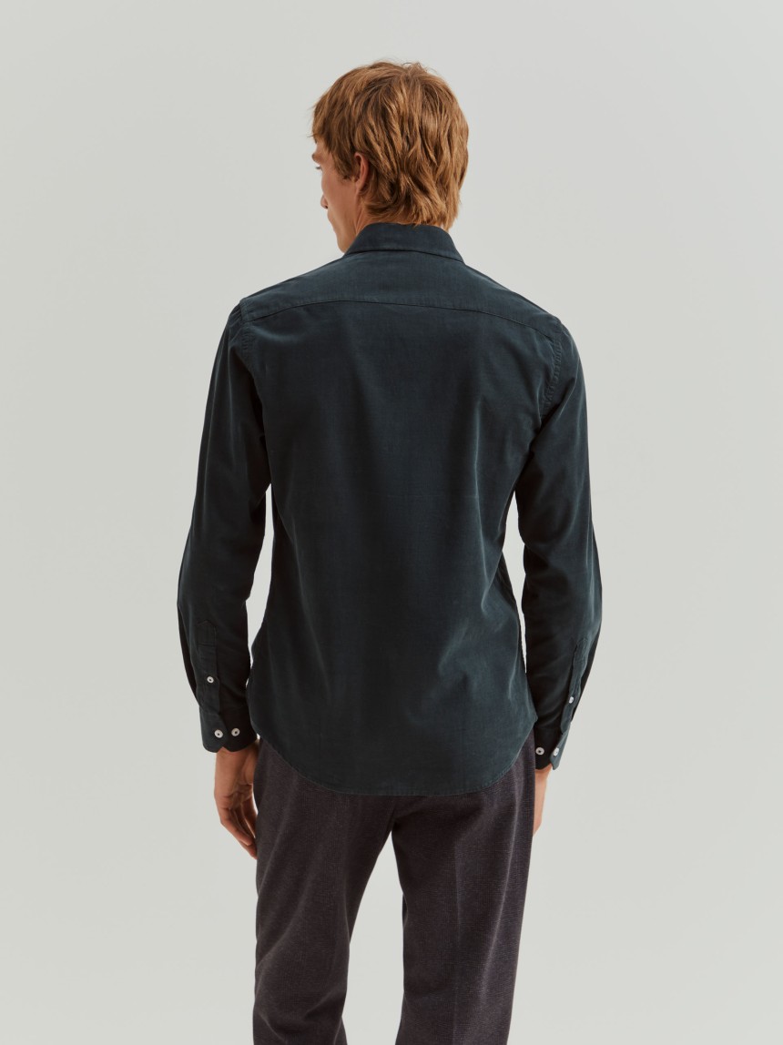 Camisa de bombazine slim fit