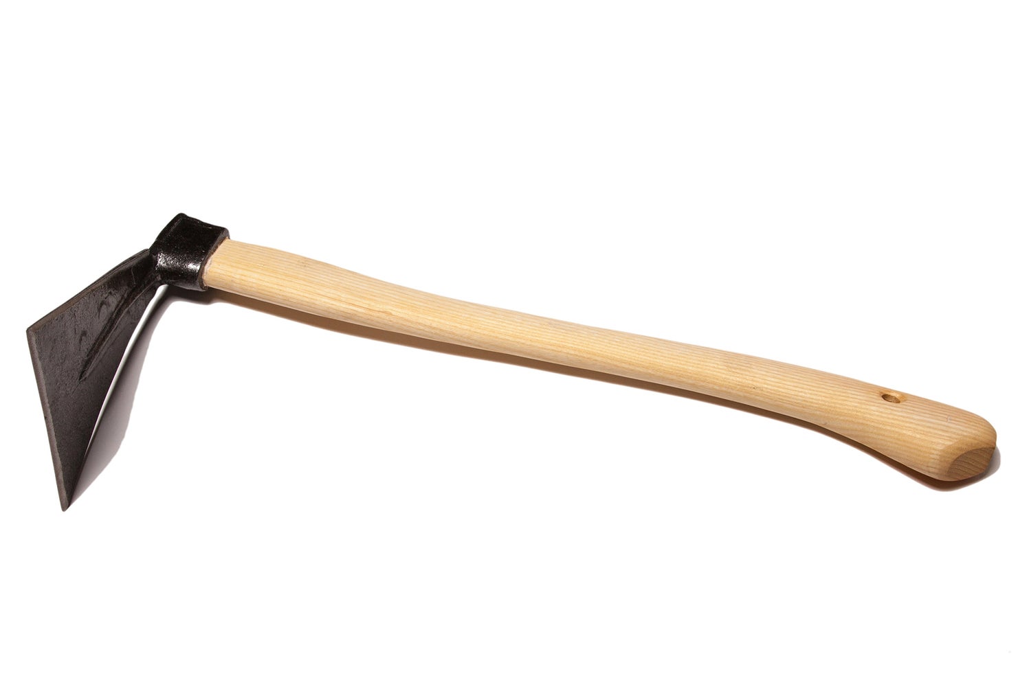 Krumpholz handhak, Harz-stijl, met essenhouten koevoetsteel (48 cm)